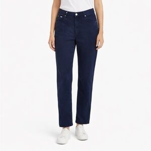 Valentino Vintage Navy Blue Straight Leg Jeans Classic Designer Pants Size 32